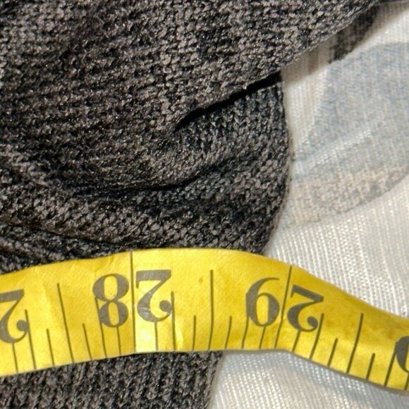 Artisans Traverse CIty by Artisans Charcoal Gray Lace Up Knit Fleece Hoodie Unis - Picture 11 of 12